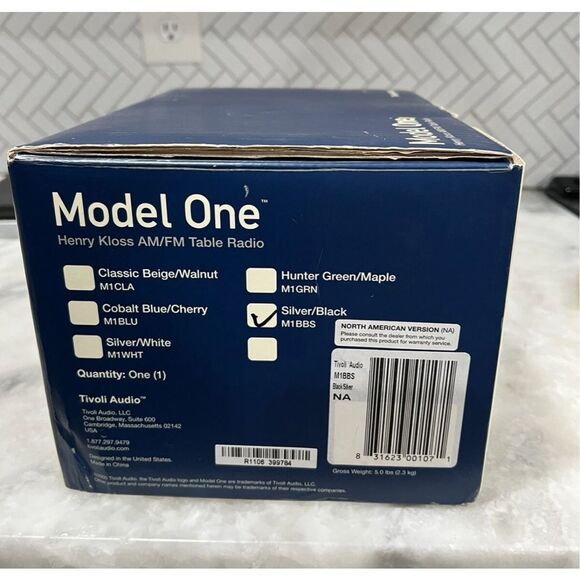 Tivoli Audio Model One AM/FM Radio M1BBS Black Cabinet - Tested - Picture 4 of 6